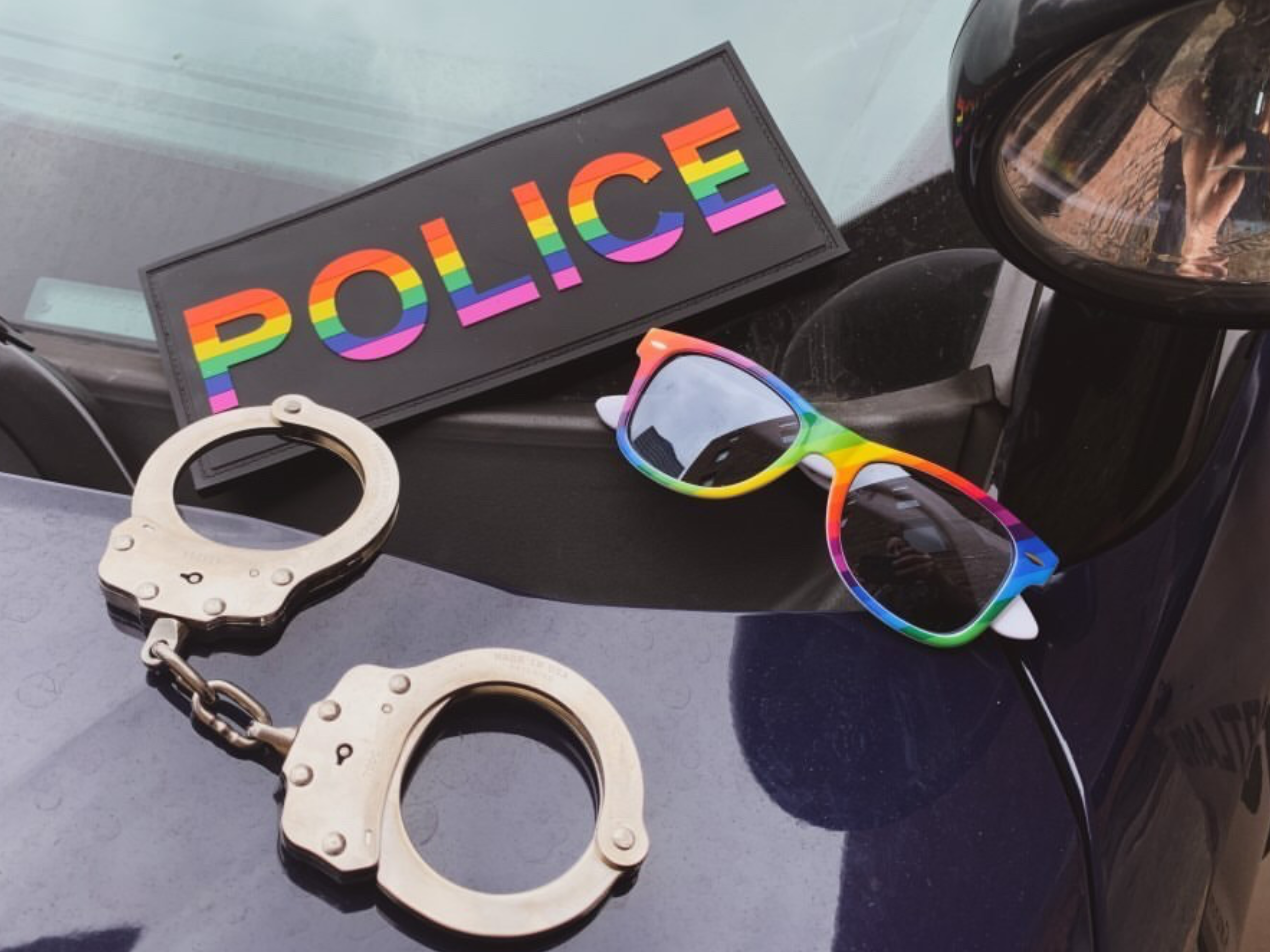  Rainbow Pride Police Patch Patch PVC All-Weather with Hook and  Loop, for Police Vest Jacket LGBTQ+ (1Pcs Small and 1Pcs Large) 2 Pack :  Arts, Crafts & Sewing